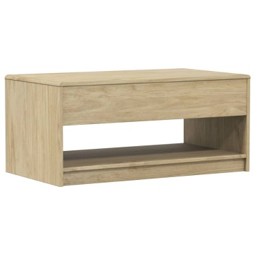 vidaXL Τραπέζι Σαλονιού SAUDA Χρ. Δρυός 99x55x45cm Μασίφ Ξύλο Πεύκου 1 τεμ.