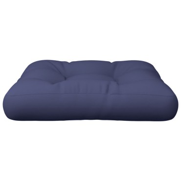 vidaXL Μαξιλάρι Παλέτας Ναυτικό Μπλε 60x60x12cm Υφασμάτινο