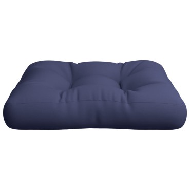 vidaXL Μαξιλάρι Παλέτας Ναυτικό Μπλε 60x60x12cm Υφασμάτινο