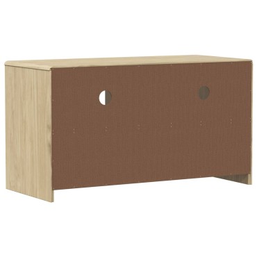 vidaXL Έπιπλο Τηλεόρασης SAUDA Χρώμα Δρυός 99x43x55cm Μασίφ Πεύκο