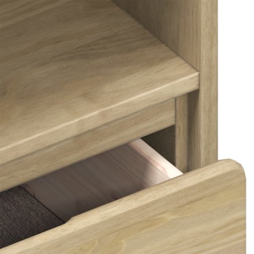 vidaXL Έπιπλο Τηλεόρασης SAUDA Χρώμα Δρυός 99x43x55cm Μασίφ Πεύκο