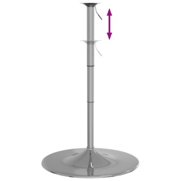 vidaXL Βάση Τραπεζιού Μπαρ 45x90cm από Επιχρωμιωμένο Ατσάλι