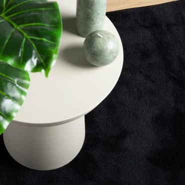 vidaXL Χαλί OVIEDO με Κοντό Πέλος Μαύρο 160x230cm