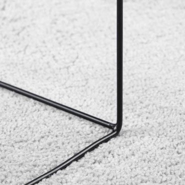 vidaXL Χαλί OVIEDO με Κοντό Πέλος Γκρι 60x110cm