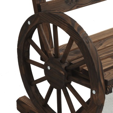 vidaXL Καρέκλες Κήπου 2 τεμ. 58x58x78,5cm από Μασίφ Ξύλο Ελάτης Διθέσιος