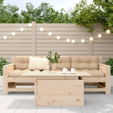 vidaXL Τραπέζι Κήπου 100x50x75cm από Μασίφ Ξύλο Πεύκου