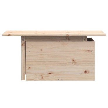 vidaXL Τραπέζι Κήπου 100x50x75cm από Μασίφ Ξύλο Πεύκου