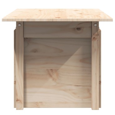 vidaXL Τραπέζι Κήπου 100x50x75cm από Μασίφ Ξύλο Πεύκου