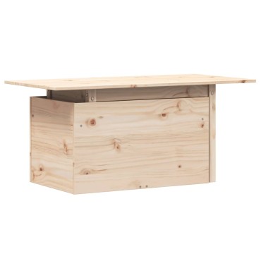 vidaXL Τραπέζι Κήπου 100x50x75cm από Μασίφ Ξύλο Πεύκου