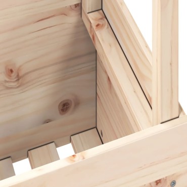 vidaXL Τραπέζι Κήπου 100x50x75cm από Μασίφ Ξύλο Πεύκου