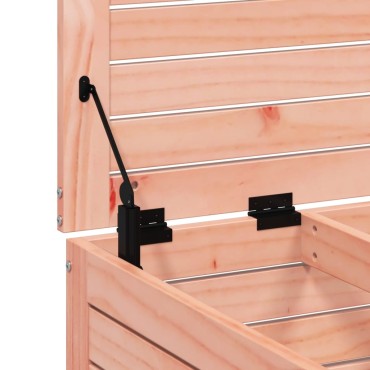 vidaXL Υποπόδιο Κήπου 62x63,5x32cm από Μασίφ Ξύλο Ψευδοτσούγκας 1 τεμ. Γωνιακός