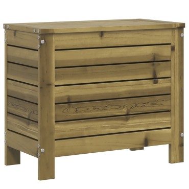 vidaXL Υποπόδιο Κήπου 62x31,5x52cm από Εμποτισμένο Ξύλο Πεύκου 1 τεμ. Γωνιακός
