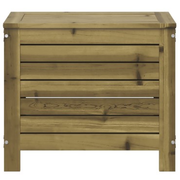 vidaXL Υποπόδιο Κήπου 62x31,5x52cm από Εμποτισμένο Ξύλο Πεύκου 1 τεμ. Γωνιακός