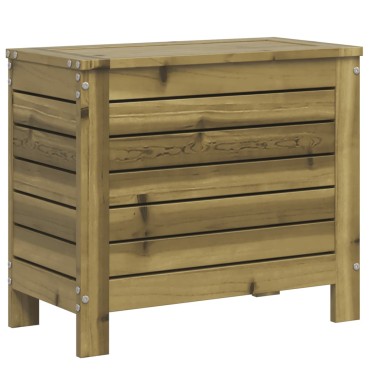 vidaXL Υποπόδιο Κήπου 62x31,5x52cm από Εμποτισμένο Ξύλο Πεύκου 1 τεμ. Γωνιακός