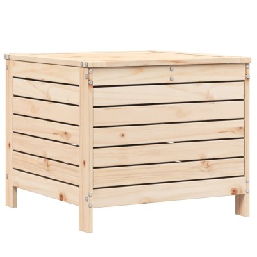 vidaXL Υποπόδιο Κήπου 62x63,5x53,5cm από Μασίφ Ξύλο Πεύκου 1 τεμ. Γωνιακός