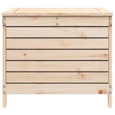 vidaXL Υποπόδιο Κήπου 62x63,5x53,5cm από Μασίφ Ξύλο Πεύκου 1 τεμ. Γωνιακός
