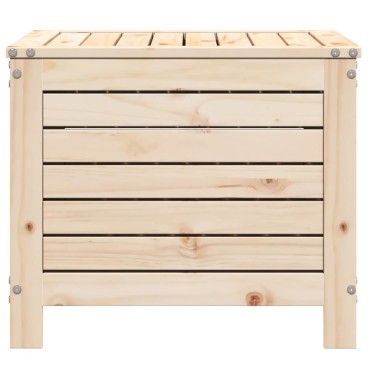 vidaXL Υποπόδιο Κήπου 62x63,5x53,5cm από Μασίφ Ξύλο Πεύκου 1 τεμ. Γωνιακός