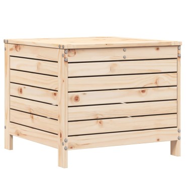 vidaXL Υποπόδιο Κήπου 62x63,5x53,5cm από Μασίφ Ξύλο Πεύκου 1 τεμ. Γωνιακός