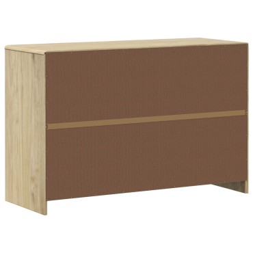 vidaXL Μπουφές SAUDA Δρυς 114x43x75,5cm από Μασίφ Ξύλο Πεύκου 1 τεμ.