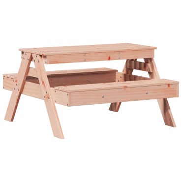 vidaXL Τραπέζι Πικνίκ για Παιδιά 88x97x52cm Μασίφ Ξύλο Ψευδοτσούγκας 1 τεμ.