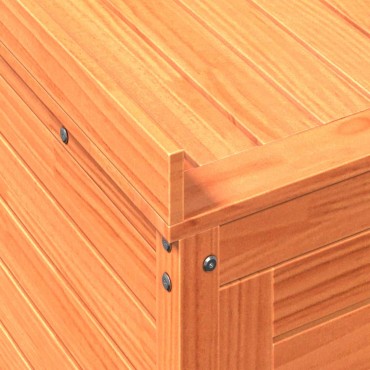 vidaXL Τραπέζι Κηπουρικής με Ράφια Καφέ 82,5x50x86,5 εκ. Μασίφ Πεύκο