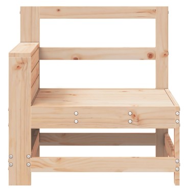 vidaXL Καναπές Κήπου με Μπράτσα 69x62x70,5cm Μασίφ Ξύλο Πεύκου