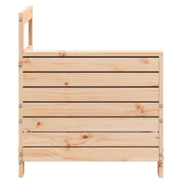 vidaXL Καναπές Κήπου με Μπράτσα 69x62x70,5cm Μασίφ Ξύλο Πεύκου