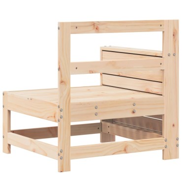 vidaXL Καναπές Κήπου με Μπράτσα 69x62x70,5cm Μασίφ Ξύλο Πεύκου