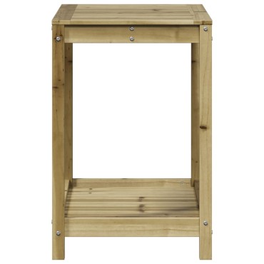 vidaXL Τραπέζι Κηπουρικής με Ράφι 82,5x50x75 εκ. Εμποτ. Ξύλο Πεύκου