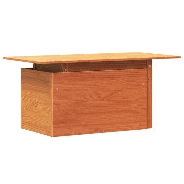 vidaXL Τραπέζι Κήπου Καφέ Κεριού 100x50x75cm από Μασίφ Ξύλο Πεύκου