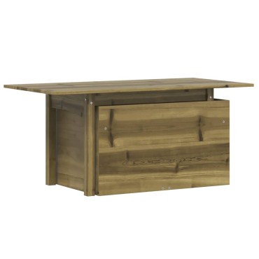 vidaXL Τραπέζι Κήπου 100x50x75cm από Εμποτ. Ξύλο Πεύκου