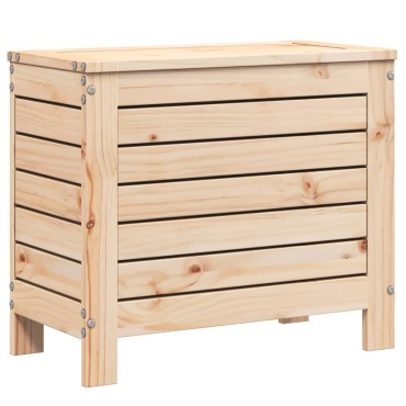 vidaXL Υποπόδιο Κήπου 62x31,5x52cm από Μασίφ Ξύλο Πεύκου 1 τεμ. Γωνιακός