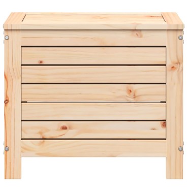 vidaXL Υποπόδιο Κήπου 62x31,5x52cm από Μασίφ Ξύλο Πεύκου 1 τεμ. Γωνιακός
