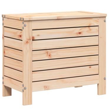 vidaXL Υποπόδιο Κήπου 62x31,5x52cm από Μασίφ Ξύλο Πεύκου 1 τεμ. Γωνιακός