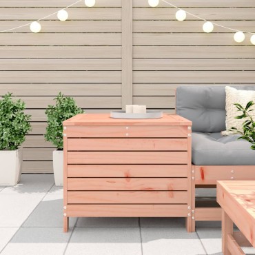 vidaXL Υποπόδιο Κήπου 62x63,5x53,5cm από Μασίφ Ξύλο Ψευδοτσούγκας 1 τεμ. Γωνιακός
