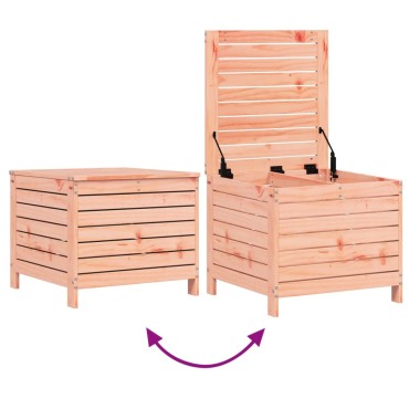 vidaXL Υποπόδιο Κήπου 62x63,5x53,5cm από Μασίφ Ξύλο Ψευδοτσούγκας 1 τεμ. Γωνιακός