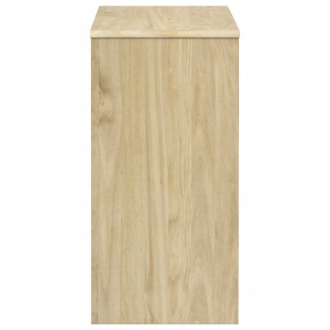 vidaXL Τραπέζι Κονσόλα SAUDA Δρυς 89,5x36,5x73cm Μασίφ Ξύλο Πεύκου