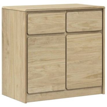 vidaXL Ντουλάπι SAUDA Δρυς 80x43x75,5cm από Μασίφ Ξύλο Πεύκου 1 τεμ.