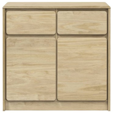 vidaXL Ντουλάπι SAUDA Δρυς 80x43x75,5cm από Μασίφ Ξύλο Πεύκου 1 τεμ.