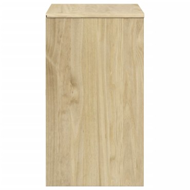 vidaXL Ντουλάπι SAUDA Δρυς 80x43x75,5cm από Μασίφ Ξύλο Πεύκου 1 τεμ.