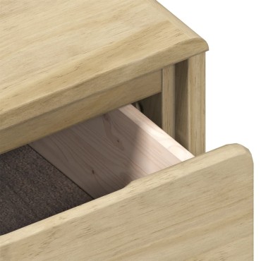 vidaXL Ντουλάπι SAUDA Δρυς 80x43x75,5cm από Μασίφ Ξύλο Πεύκου 1 τεμ.