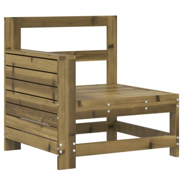 vidaXL Καναπές Κήπου με Μπράτσα 69x62x70,5cm Εμποτισμένο Ξύλο Πεύκου