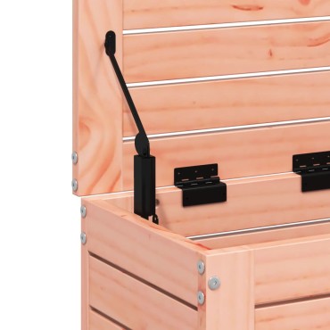 vidaXL Υποπόδιο Κήπου 62x31,5x52cm από Μασίφ Ξύλο Ψευδοτσούγκας 1 τεμ. Γωνιακός