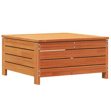 vidaXL Υποπόδιο Κήπου Καφέ Κεριού 62x63,5x32cm Μασίφ Ξύλο Πεύκου 1 τεμ. Γωνιακός