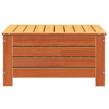 vidaXL Υποπόδιο Κήπου Καφέ Κεριού 62x63,5x32cm Μασίφ Ξύλο Πεύκου 1 τεμ. Γωνιακός