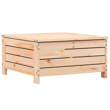 vidaXL Υποπόδιο Κήπου 62x63,5x32cm από Μασίφ Ξύλο Πεύκου 1 τεμ. Γωνιακός