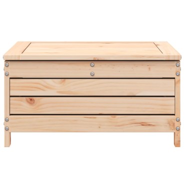 vidaXL Υποπόδιο Κήπου 62x63,5x32cm από Μασίφ Ξύλο Πεύκου 1 τεμ. Γωνιακός