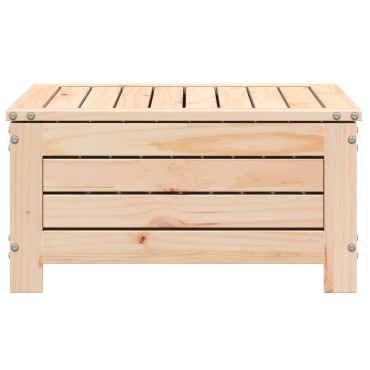 vidaXL Υποπόδιο Κήπου 62x63,5x32cm από Μασίφ Ξύλο Πεύκου 1 τεμ. Γωνιακός