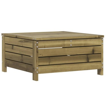 vidaXL Υποπόδιο Κήπου 62x63,5x32cm από Εμποτισμένο Ξύλο Πεύκου 1 τεμ. Γωνιακός