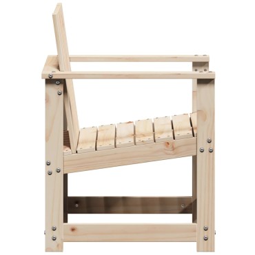 vidaXL Καρέκλα Κήπου 62x56x77cm από Μασίφ Ξύλο Πεύκου